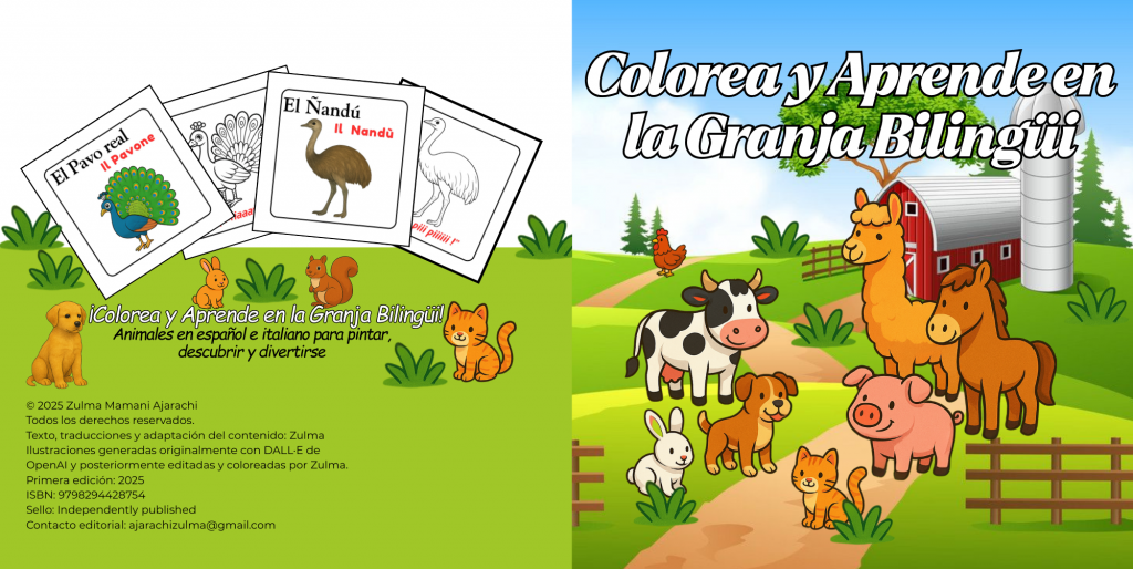 colorea y aprende en la granja bilingui colorea y aprende en la granja bilingui